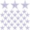 30 Pcs Star Patches - Iron On, Sew On, Applique Embellishments
